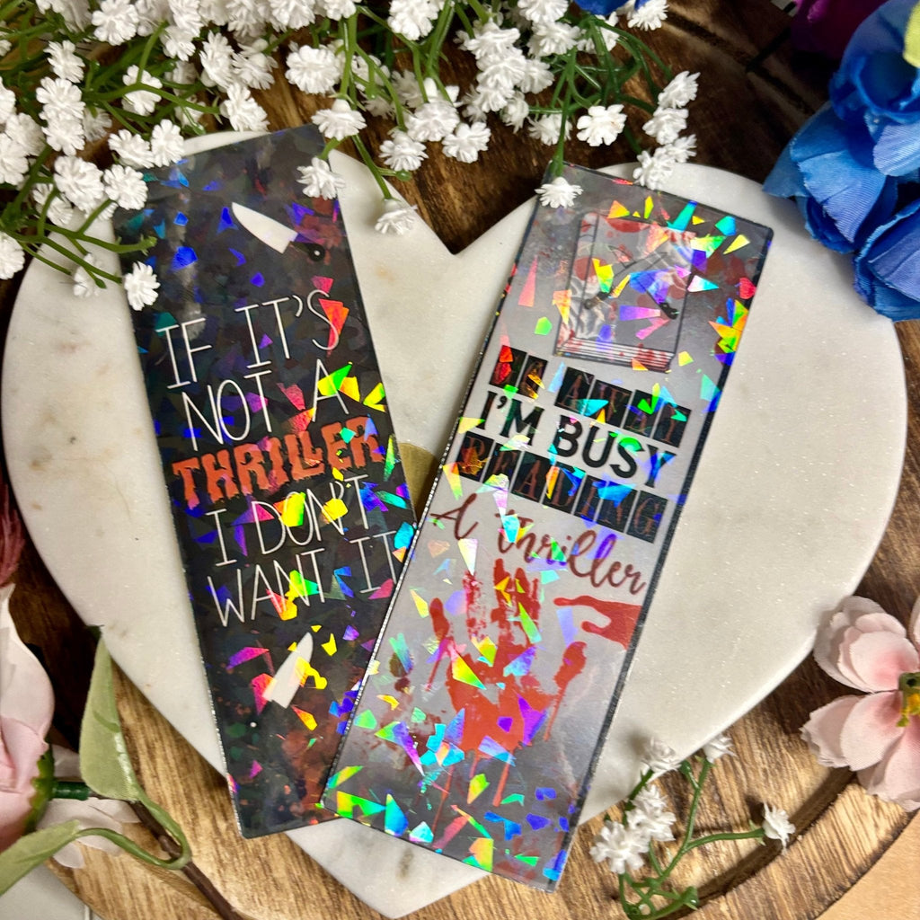 Thriller Books Cardstock Bookmark Bundle