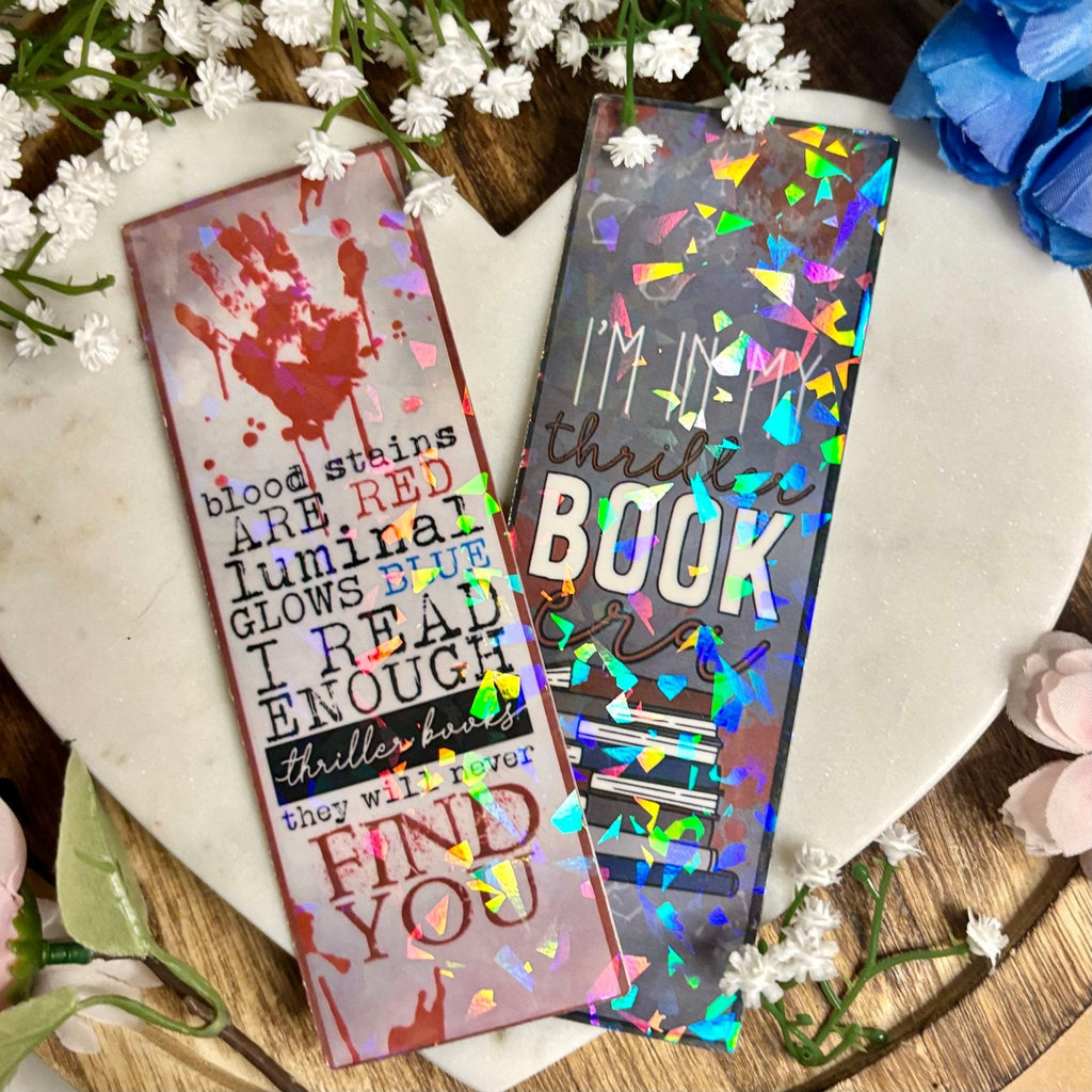 Thriller Books Cardstock Bookmark Bundle