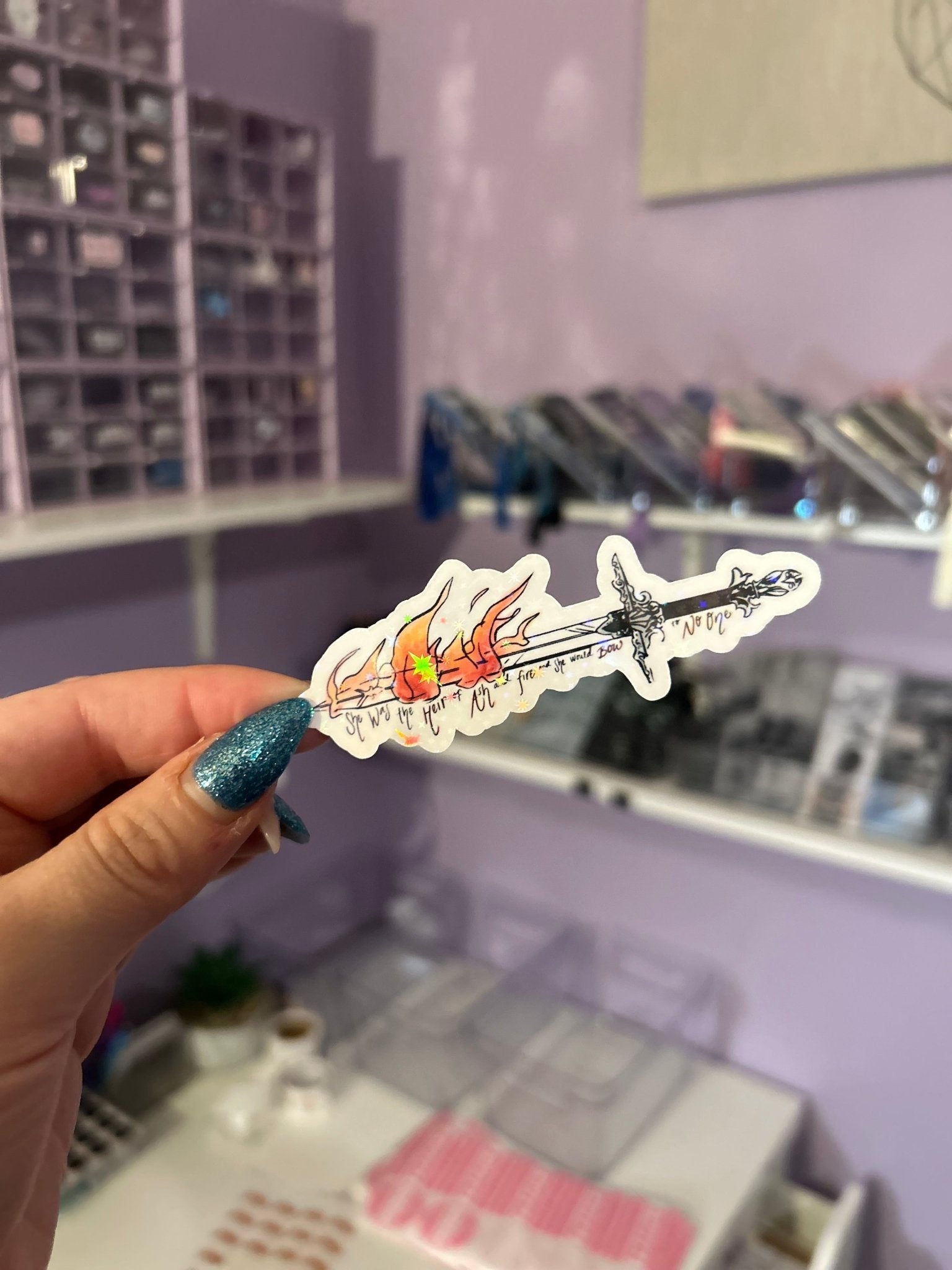 TOG Ash and Fire Sword Sticker