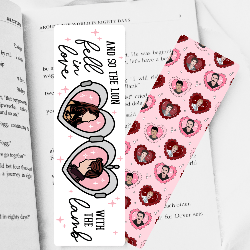 Twilight Inspired And So The Lion Fell in Love with the Lamb Dual-Sided Cardstock Bookmark