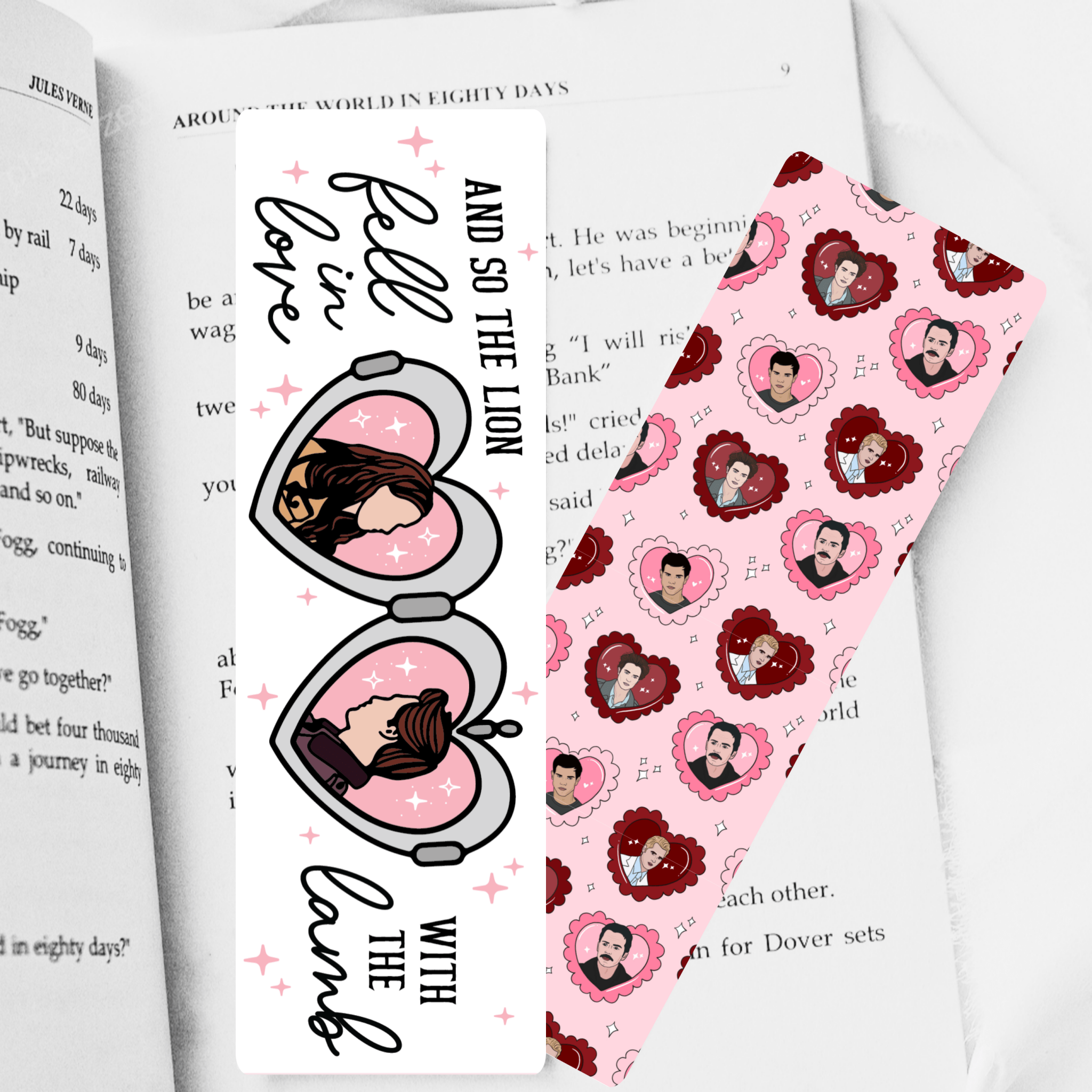 Twilight Inspired And So The Lion Fell in Love with the Lamb Dual-Sided Cardstock Bookmark