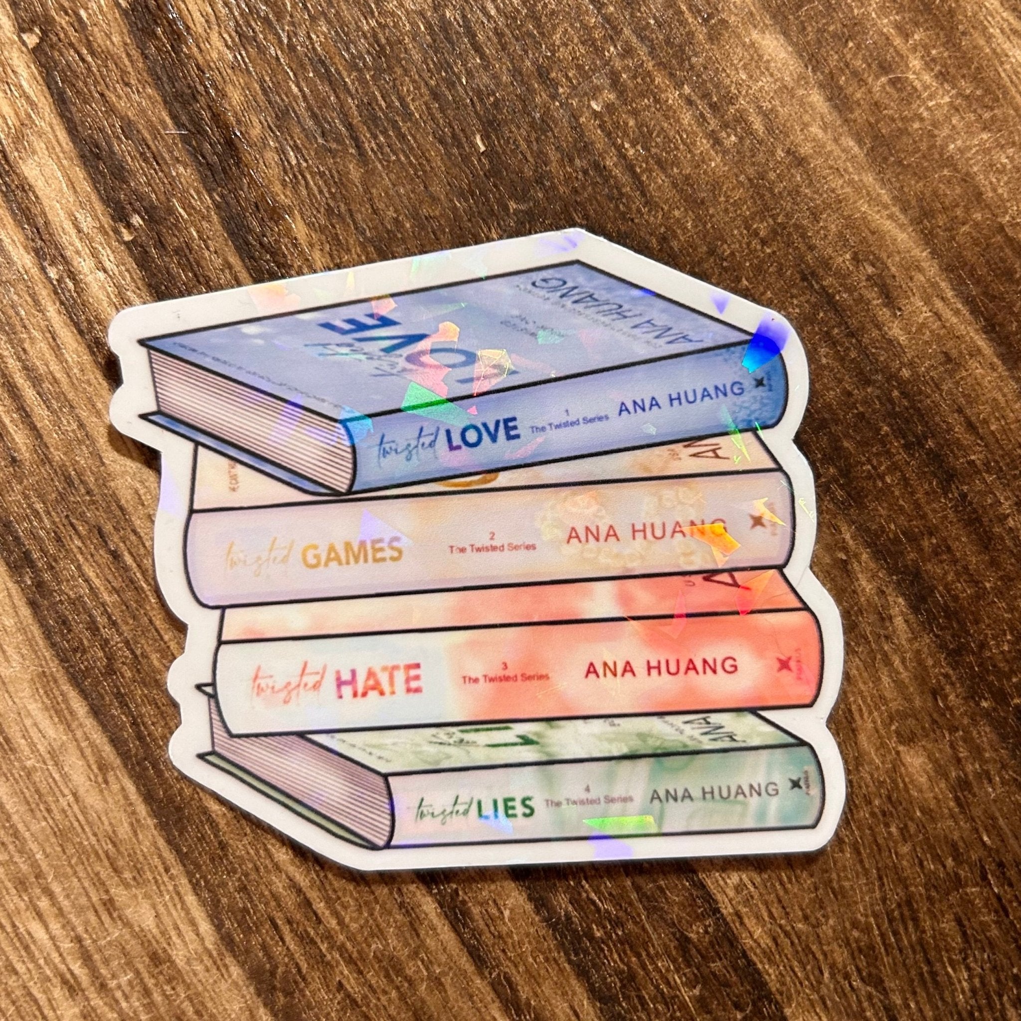 Twisted Book Series Stack Sticker
