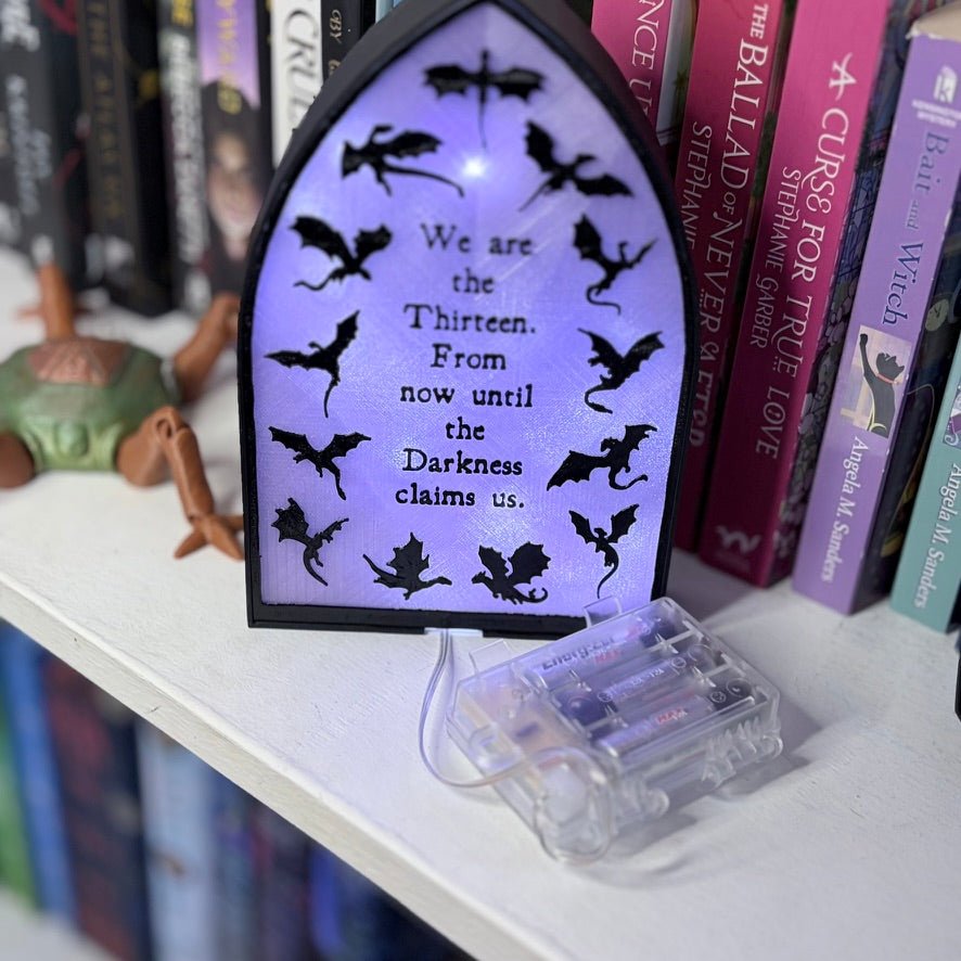 3D-Printed 'We Are the Thirteen' Light-Up Book Nook