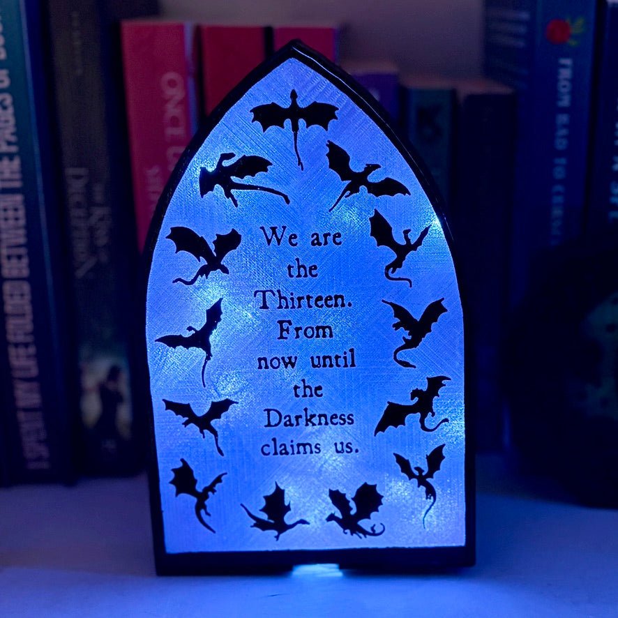 3D-Printed 'We Are the Thirteen' Light-Up Book Nook