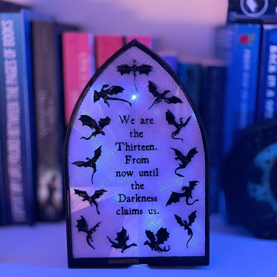 3D-Printed 'We Are the Thirteen' Light-Up Book Nook